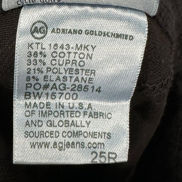 AG Adriano Goldschmied Knit Luxe Denim Pants Womens 25 Legging Super Skinny NEW - Picture 9 of 9
